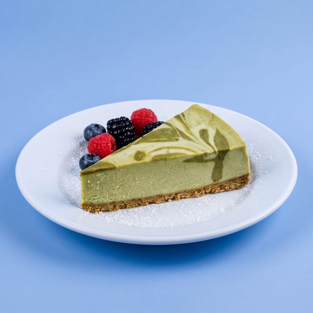 Green Tea Cheesecake.