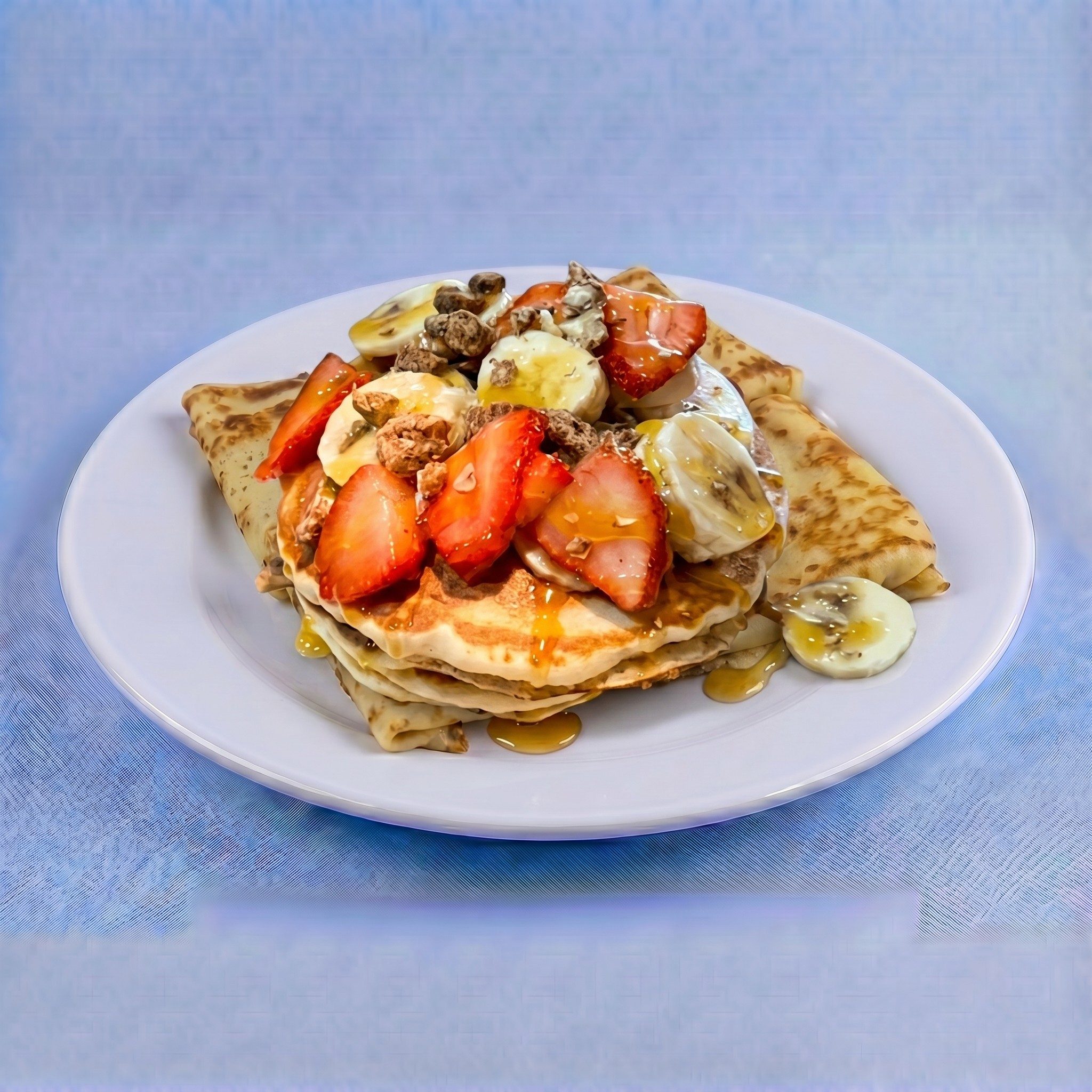 Banana Split Pancakes.